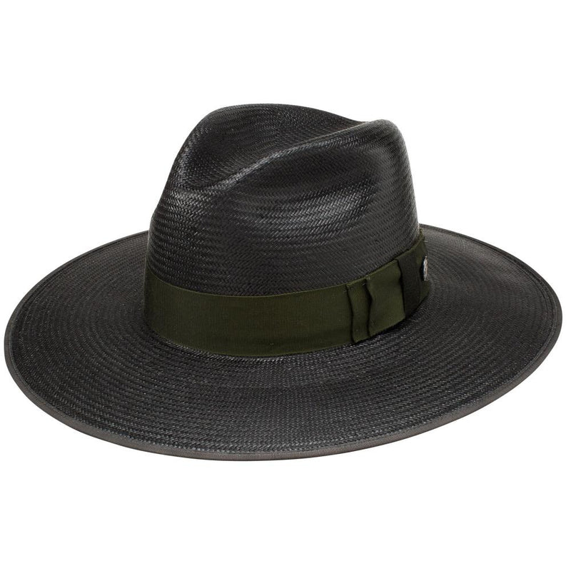 Tri-City Black Fashion Straw Hat
