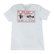 Red Dirt Hat Company Mens Bowfishing White Tee Shirt