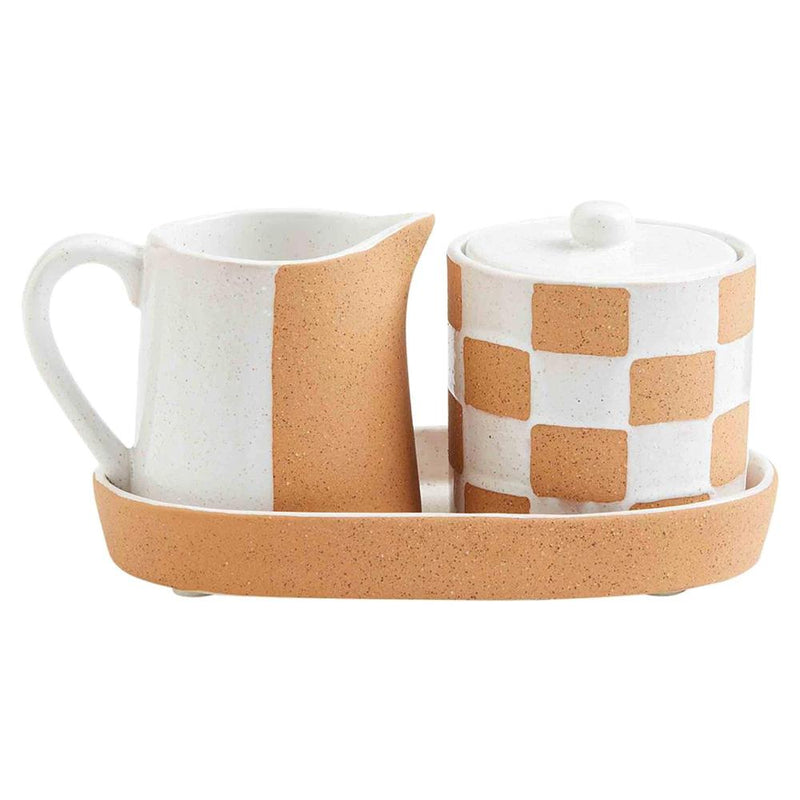 Terracotta Cream and Sugar Set