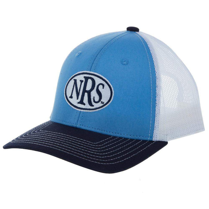 Blue and White Cap
