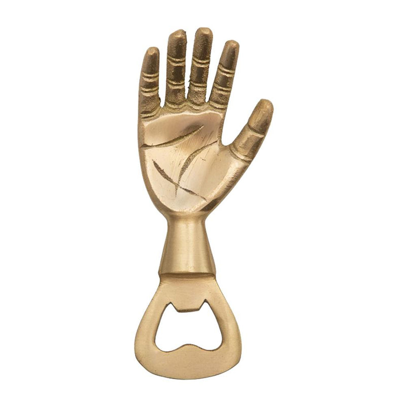 Brass Hand Bottle Opener