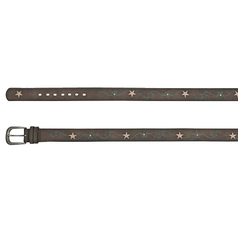 Girls Catchfly Belt Burnished with Star Motif