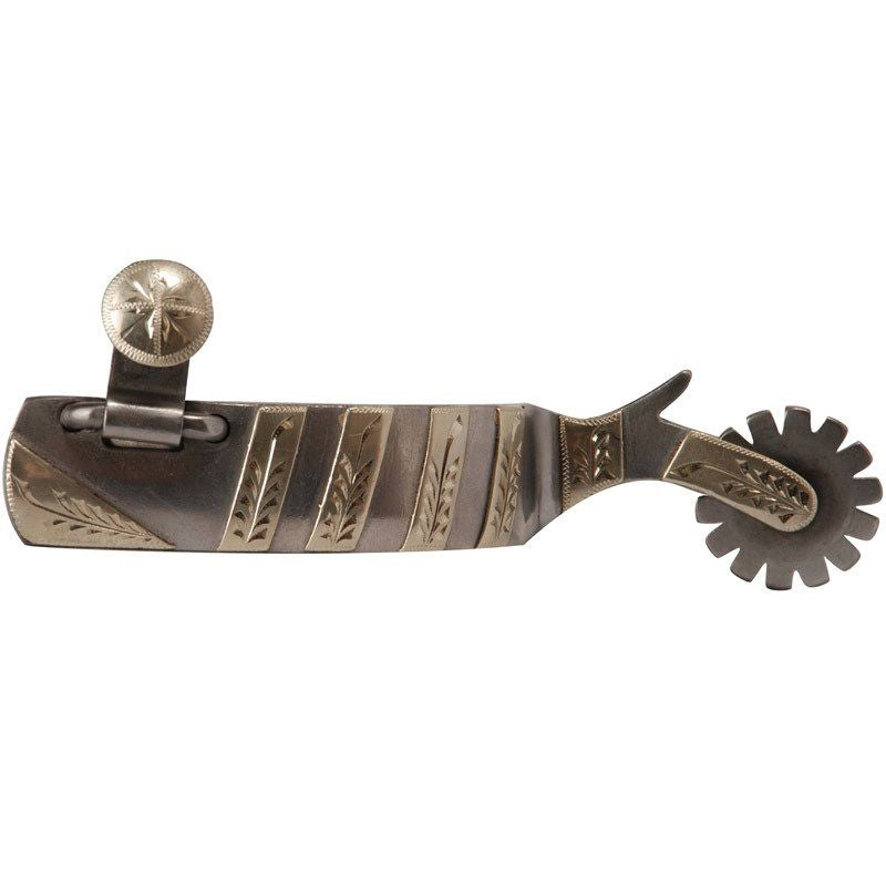 Silver Engraved Spur