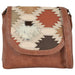 Catchfly Southwest Color Block Crossbody with Brindle Inlay