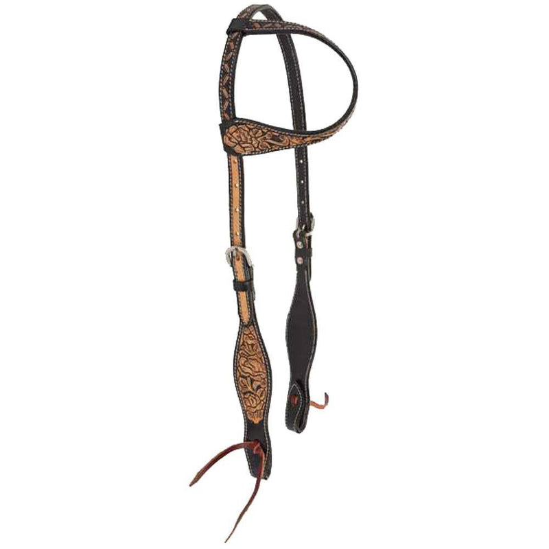 Circle Y Saddlery Blooming Wild Singe Ear Headstall
