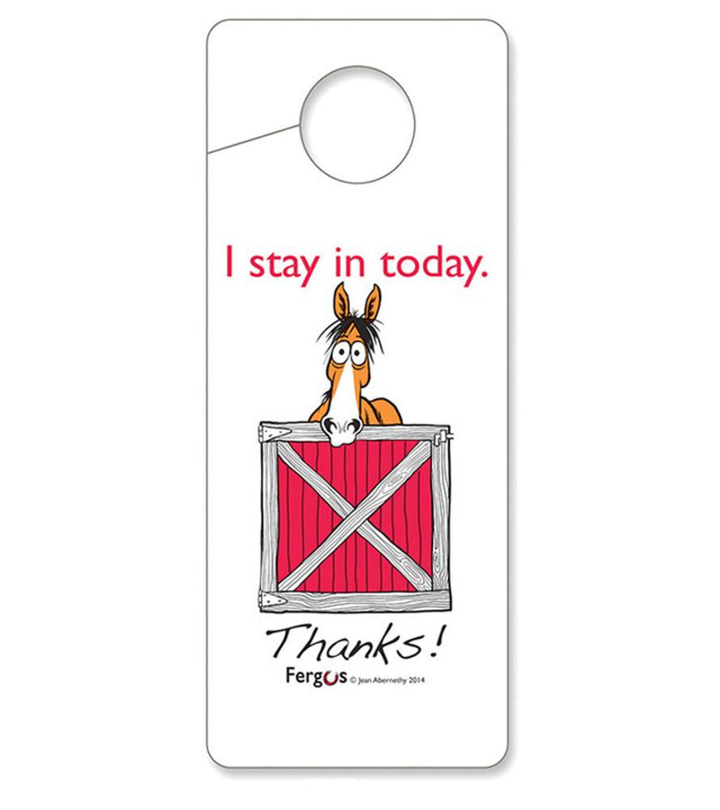 Hanging Stall Door Sign