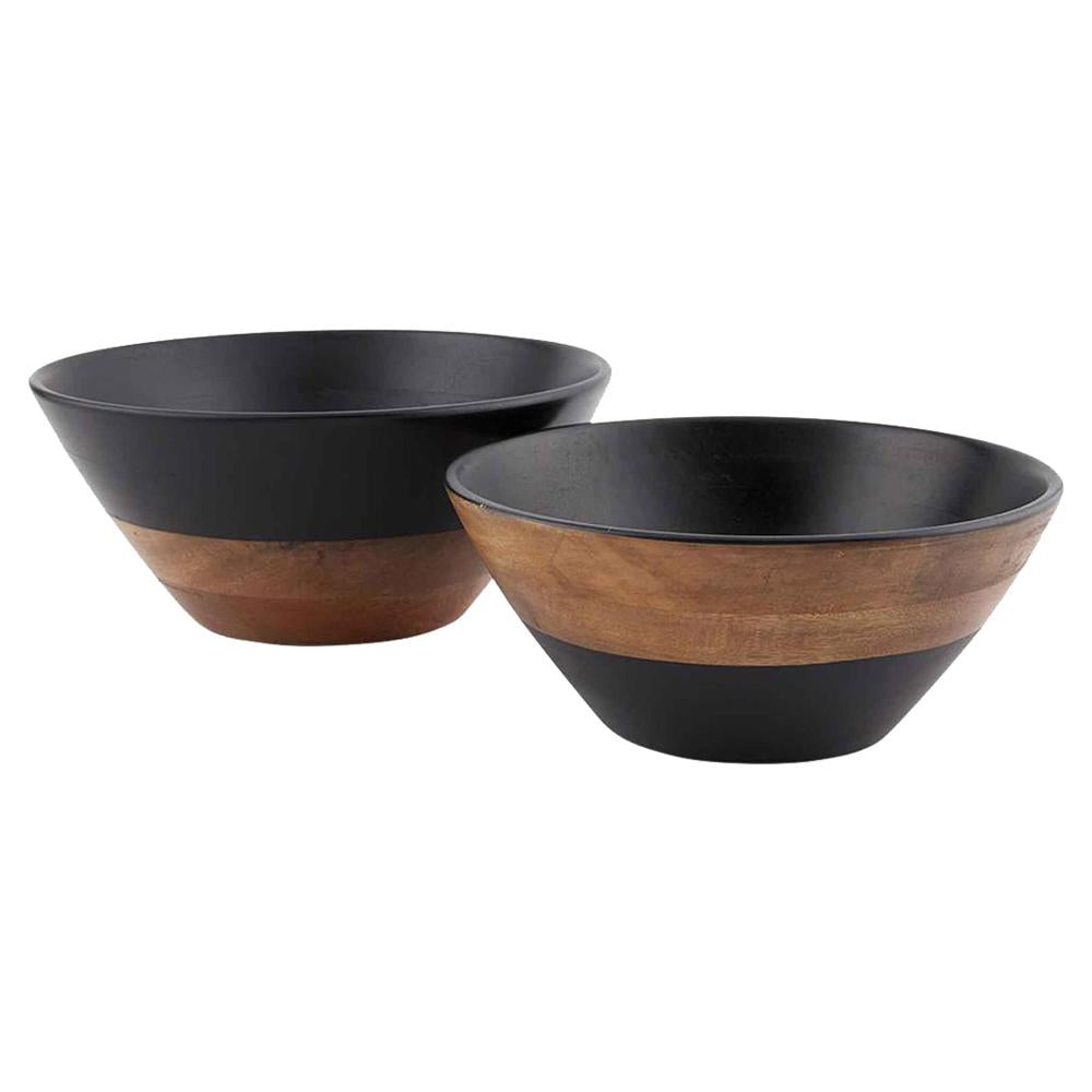 Mud Pie - Two-Tone Wood Bowl – Kitchen Store & More