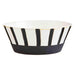 Striped Black and White Bowl