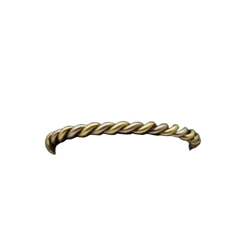 M&F Western Silver Strike Men's Silver and Gold Twisted Cuff Bracelet