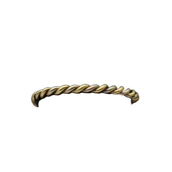 M&F Western Silver Strike Men's Silver and Gold Twisted Cuff Bracelet