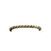 M&F Western Silver Strike Men's Silver and Gold Twisted Cuff Bracelet