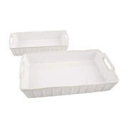 Mud Pie Stoneware Baking Dish Set
