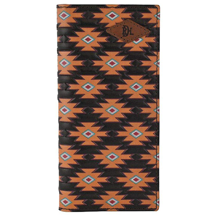 Mens Red Dirt Hat Co Rodeo Wallet Southwest Pattern