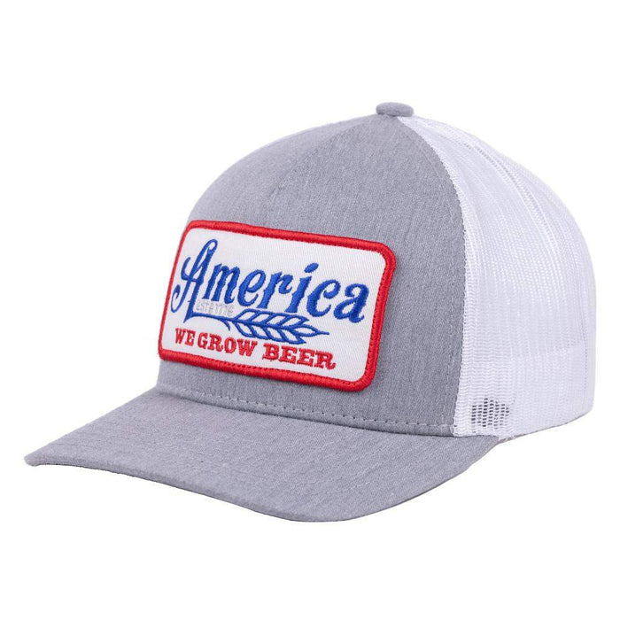 Rural Cloth Llc America We Grow Grey Cap