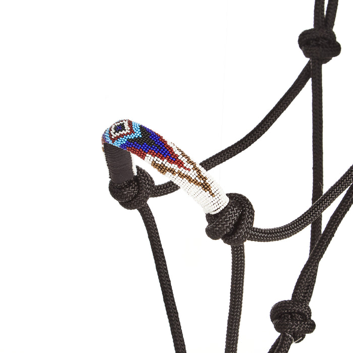 Beaded Rope Halter/10ft Lead