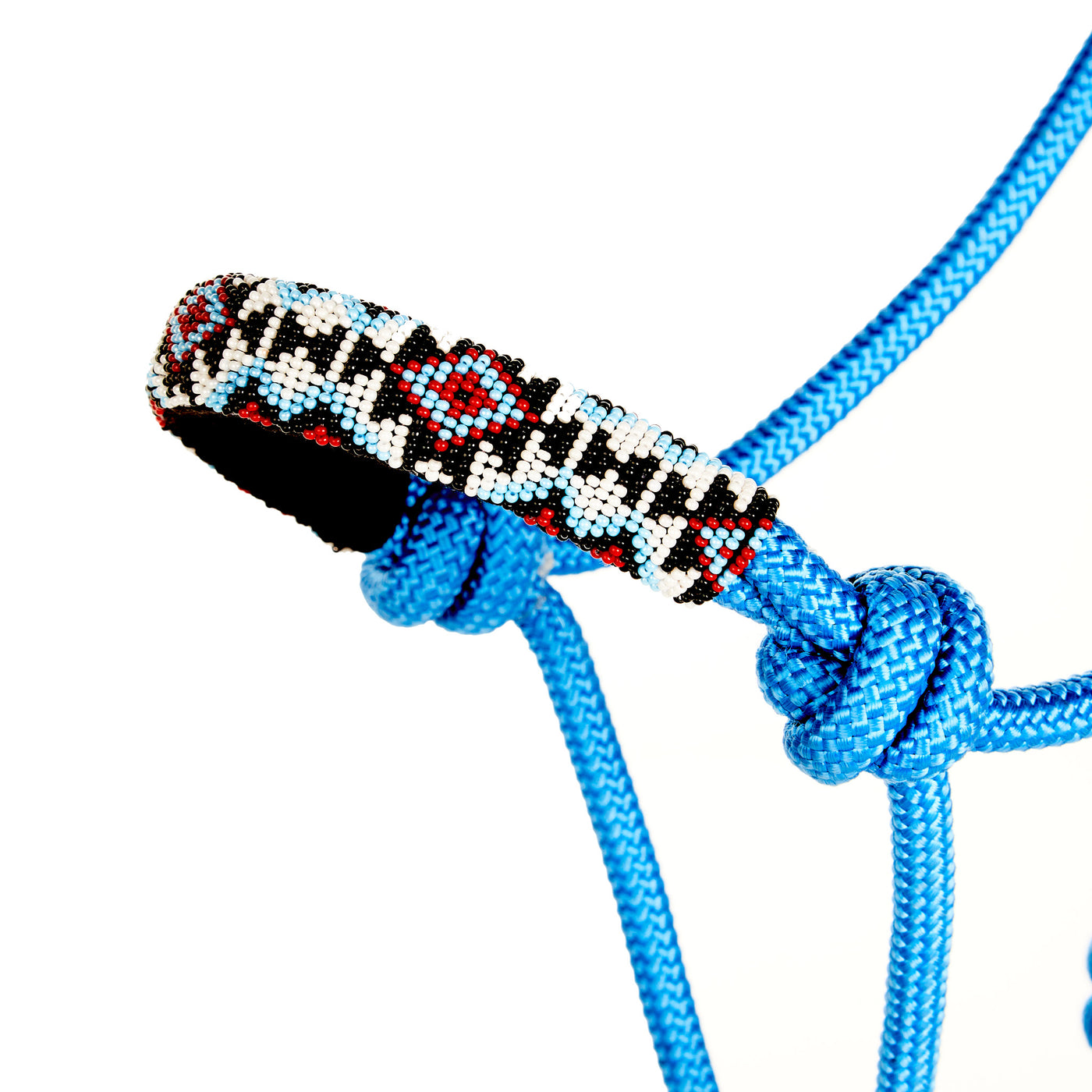 Professionals Choice Beaded Rope Halter/10ft Lead