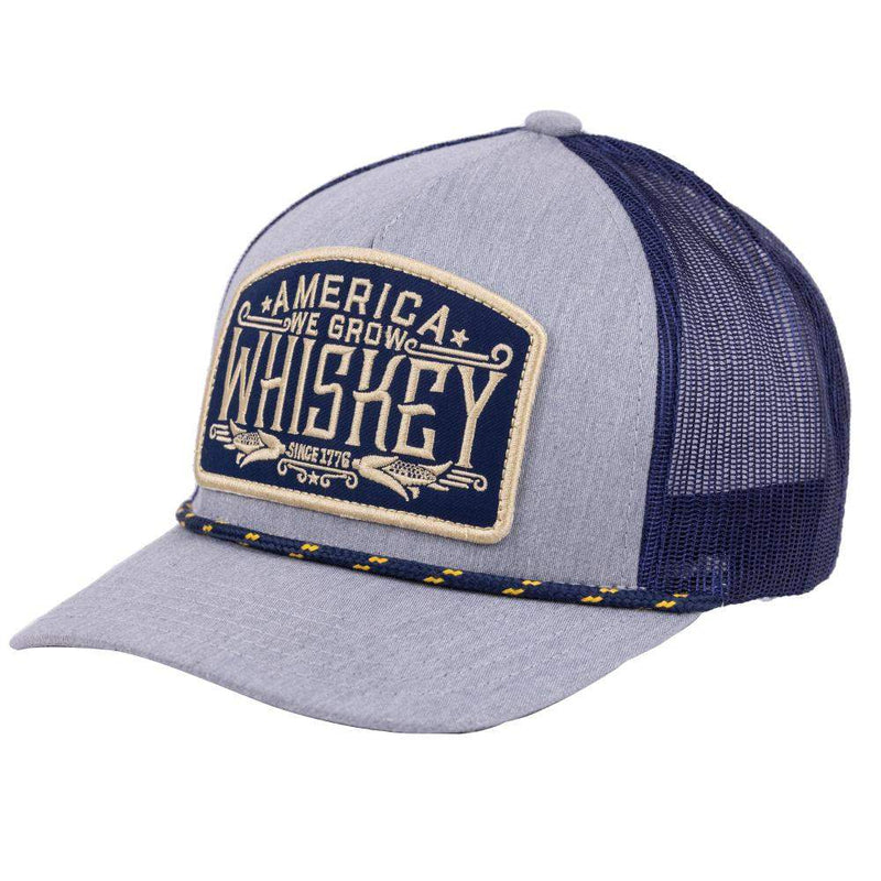 Rural Cloth Llc America We Grow Grey and Navy Cap