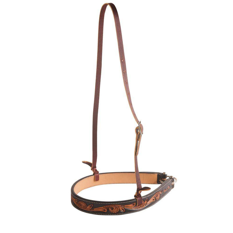 Professionals Choice Professional's Black Floral Roughout Noseband Tiedown