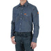 Mens FR Flame Resistant Long Sleeve Twill Work Shirt