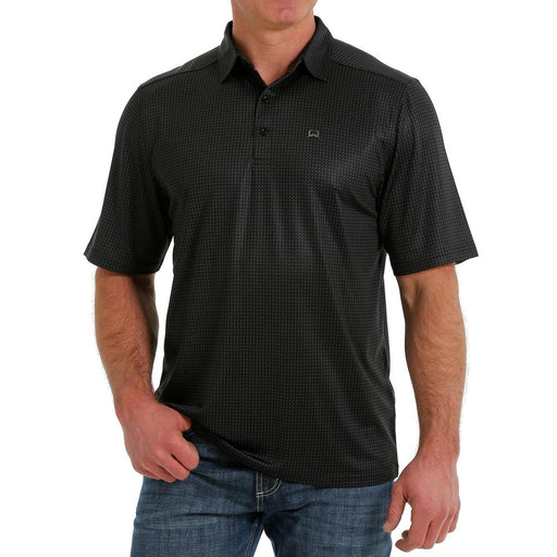 Hooey Men's Cowboy Golf Print The Weekender Short Sleeve Polo Shirt