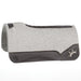Kush 3/4 Inch Felt Saddle Pad with Brown Wear Leathers