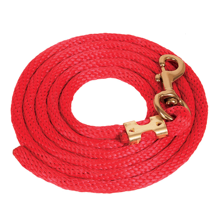thumbnail image 2 of Mustang Manufacturing Tan & Cream Poly Lead Rope, 5/8-In X 9-Ft 2 of 11