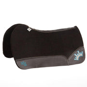 OG 3/4 Inch Wither Relief Turquoise Crown Felt Saddle Pad