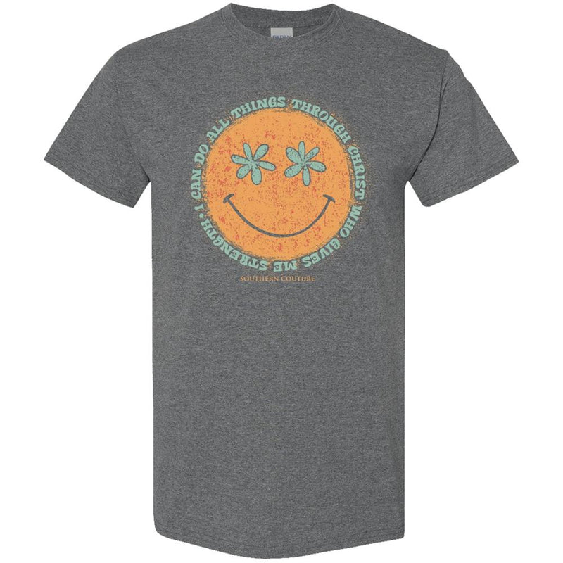 Women's Smile and Do All Things Grey T-Shirt