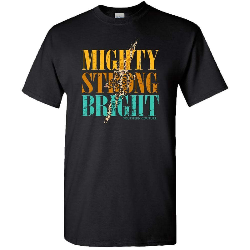 Southern Couture Women's Mighty Strong Bright Tee