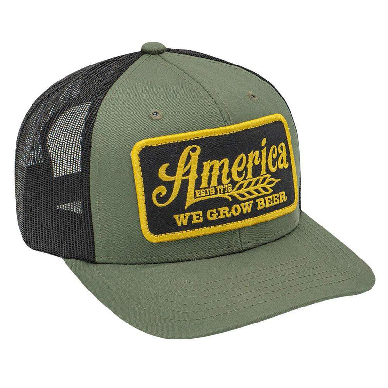 Rural Cloth Llc America We Grow Olive Cap