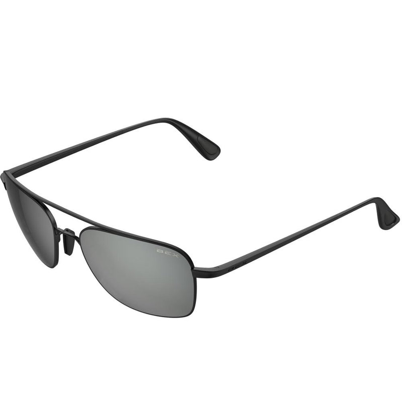Mach Matte Black and Grey Sunglasses