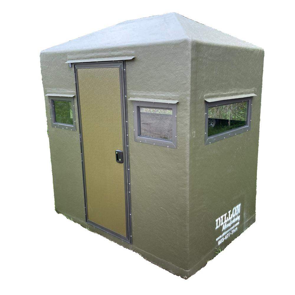 Dillon Manufacturing Deer Blind 4x6 Green — NRS