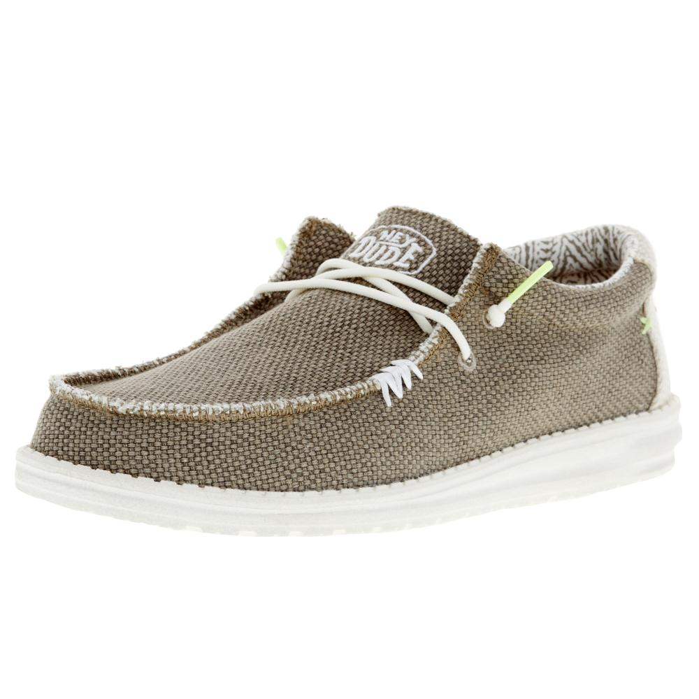 Hey Dude Men's Wally Braided Fossil Casual Shoe