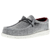 Men's Wally Eco Linen Black Casual Shoe