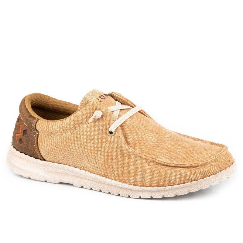 Roper Footwear Women's Hang Loose Tan Canvas Casual