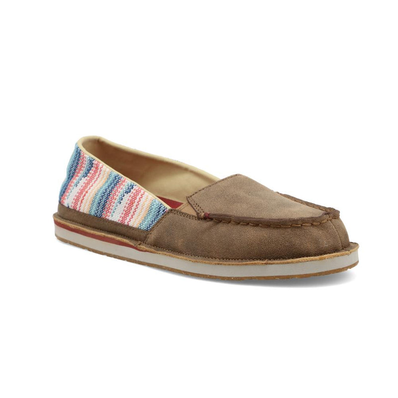 Women's Bomber & Pink Multi Slip-On Loafer Shoes