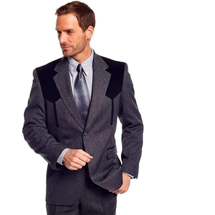 Cripple Creek Circle S Men's Heather Charcoal Boise Blazer