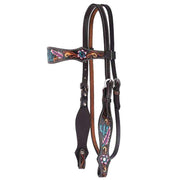 Circle Y Saddlery Desert Feather Browband Headstall
