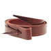 Burgundy Latigo Saddle Tie Strap