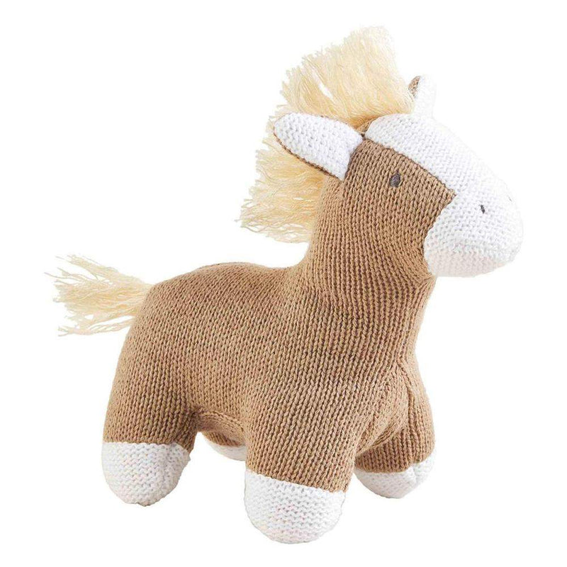 Mud Pie Horse Farm Knit Rattle