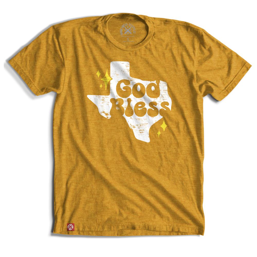 Tumbleweed Texstyles Women's God Bless Mustard Tee — NRS