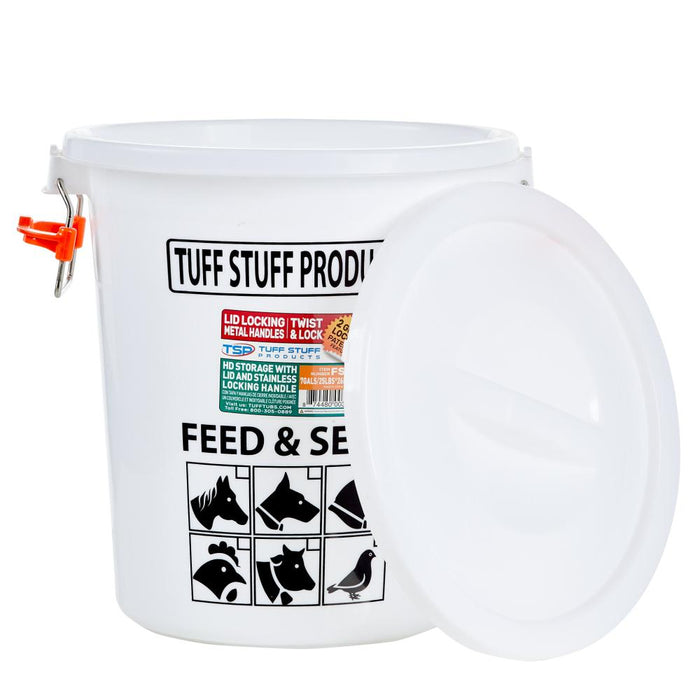S Feed Seed Storage with Locking Lid 7 Gallon