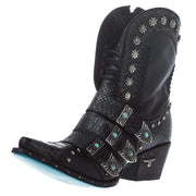Women's Jet Black Showdown 7.5 In Top Bootie