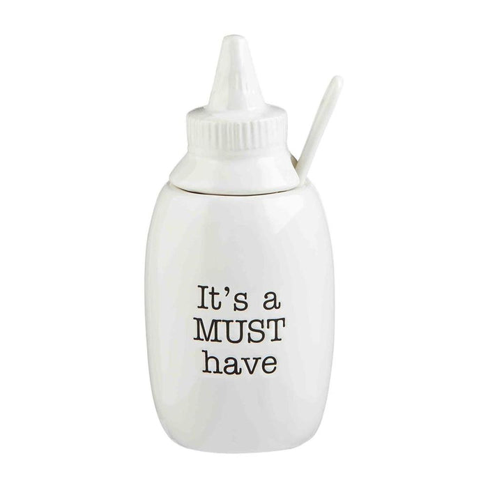 Mustard Condiment Bottle
