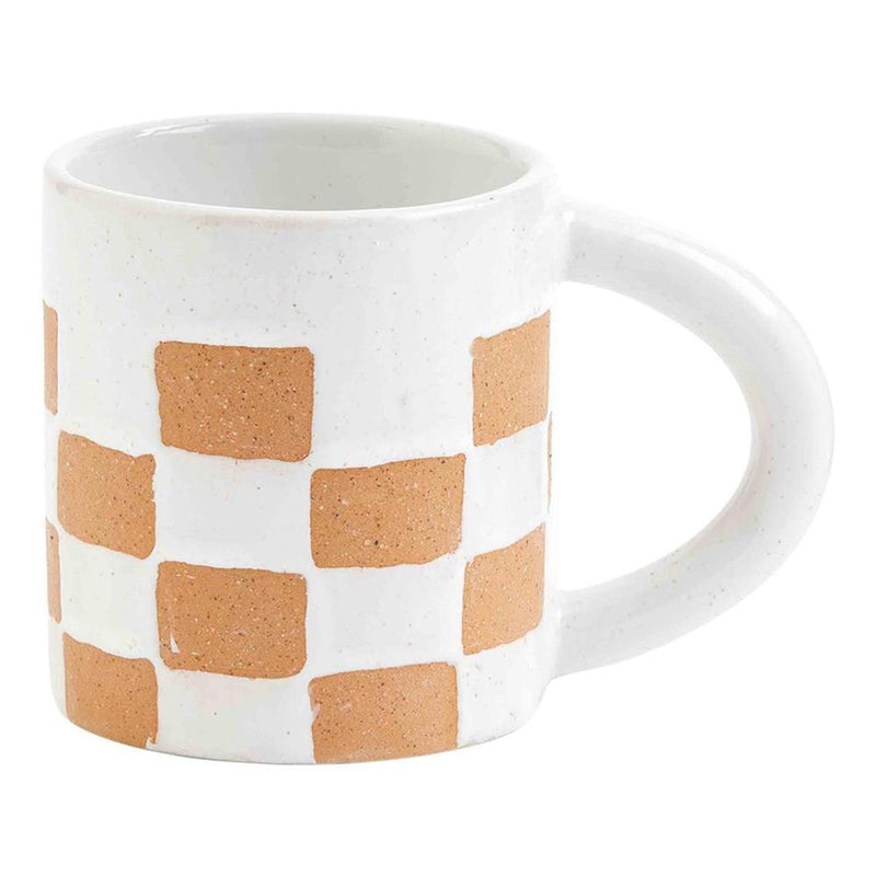 Check Terra Cotta Mug