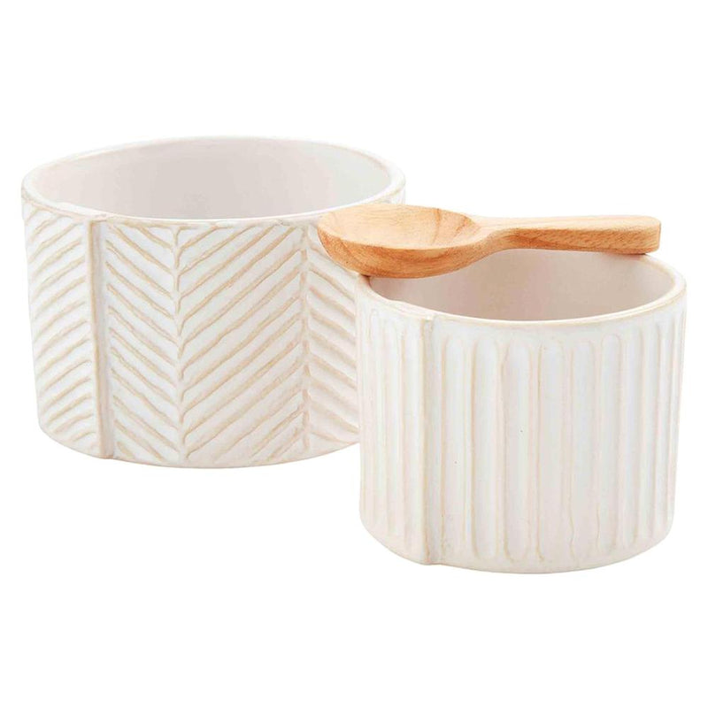 Textured Tidbit Dish Set