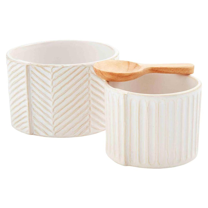 Textured Tidbit Dish Set