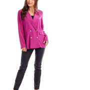 Mud Pie Women's Pink Wynn Blazer