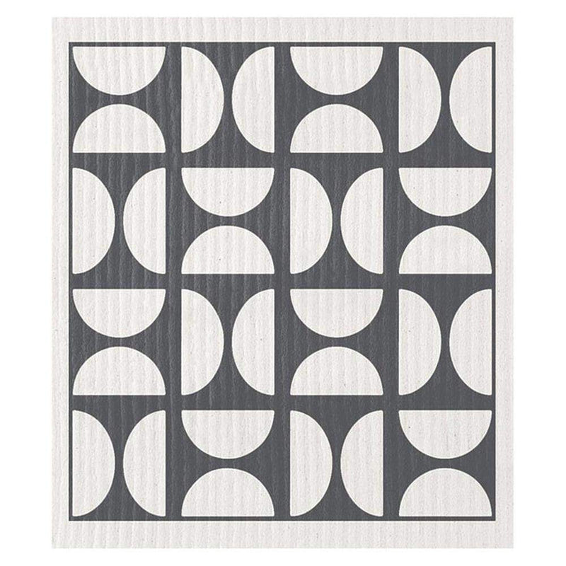 Organic Grey Half Circle Dish Cloth