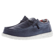 Men's Wally Stretch Canvas Blue Casual Shoe